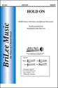 Hold On SATB choral sheet music cover